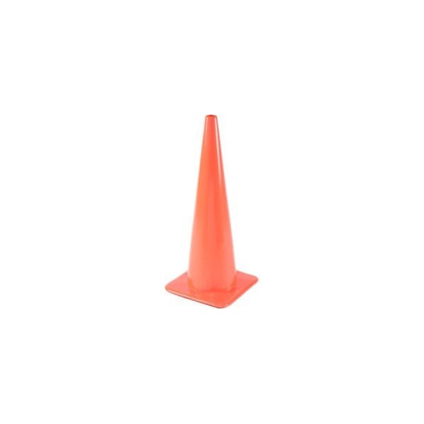 Lakeside Plastics 28" Traffic Cone, Non-Reflective, Orange, 5 lbs, 2825-5 2825-5 - main